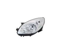 Faro Anteriore Sinistro H4 Elettrico con Motore Cromato per Renault Twingo
