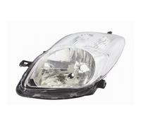 Faro Anteriore Sinistro H4 Elettrico Per Toyota Yaris 2009- Parabola Cromata