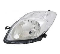 Faro anteriore sinistro h4 lente chiara per toyota yaris 2009 al 2011 valeo