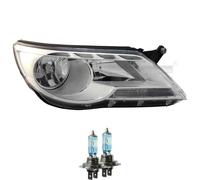 Faro Anteriore Sinistro H7/H7 Per VW Tiguan 5N_ Inclusi Lampadine Osram