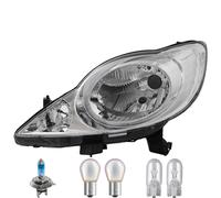 Faro Anteriore Sinistro Inclusi Lampade Premium Per Peugeot 107