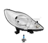 Faro Anteriore Sinistro Inclusi Lampadine OSRAM H4 Per Peugeot 107