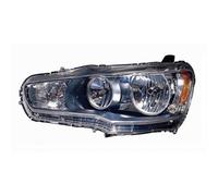 Faro anteriore sinistro per mitsubishi lancer evolution 2007 in poi alogeno