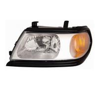 Faro anteriore sinistro per mitsubishi pajero sport 1999 in poi cornice nera