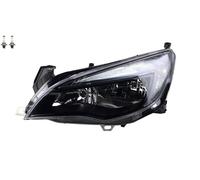 Faro Anteriore Sinistro Per Opel Astra J 09/12 Halogena H7/H7 Con Luce Diurna