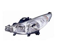 Faro anteriore sinistro per peugeot 207 2006 in poi senza fendinebbia