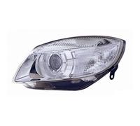 Faro anteriore sinistro per skoda roomster fabia 2007 in poi h7 con lente