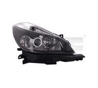 Faro Anteriore SX Nero H1/H7/H7 Con la Luce di Piegatura per Renault Clio III