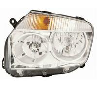 Proiettore Sinistro H1+h7 Elettrico Senza Motore Cromato Dacia Duster 2010-2013