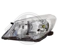 Faro anteriore sx YARIS 11-06.14 cromato TYC H4 freccia bianca 811700D450