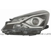 FARO FANALE PROIETTORE DX HIR2 C/LENT A LED PRED REG EL PER YARIS 2014> PAR NERA