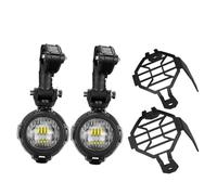 Faro Anteriore Universale Per BMW K1600 R1200G 2 Pezzi 40W LED Lampada Ausiliaria 6000K Super Bright Fendinebbia Kit Di Luci Guida DRL Fari Anteriori(Light and cover)