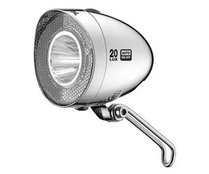 Faro Anteriore XLC Led a Dinamo Retro 03 Cromo