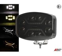 Faro Antinebbia Spot LED 24V Fumè X1 Per Scania DAF MAN Volvo