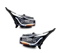 Faro Assemblaggio Compatibile Con C&evrolet Per Cruze 2009-2014 2015 2016 Car Light Fari Assemblaggio Faro Allo Xeno Indicatori Di Direzione Angel Eye Lens Accessori Auto(Natural)