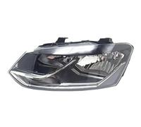 Faro Assemblaggio Compatibile Con Per Polo Mk5 Per Ameo Per Vento 2014-2017 Gruppo Fari Anteriori Per Auto Mappa Luci Laterali Angolari Alogene Fendinebbia Accessori(Left)