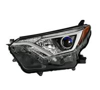 Faro Assemblaggio Compatibile Con Toyota Per RAV4 XA40 Per Ibridi 2018 2017 2016 Fari Anteriori Alogeni Per Auto Fari Di Montaggio Luci D'angolo Fendinebbia Luci Laterali(Left)