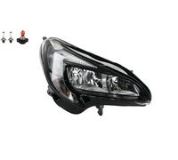 Faro Fronte Adatto A per Opel Corsa E 09/2014- Destra Con Lampadine