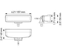Faro ausiliario a lunga distanza Montaggio, esterno 1FB 358 176-211 HELLA