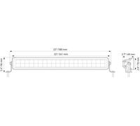 HELLA 1FJ 358 176-401 LED Doppio Lighbar 21.5 \"; False "