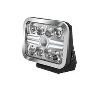 HELLA VALUEFIT LED Faro di profondità - Blade Chrome RE 9" - 12V / 24V - rettangolare - Numero di riferimento: 25 - cristallino - Colore luce: bianco/ambra - Cavo: 500mm - 1FJ 357 199-081