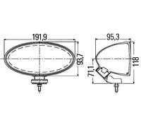 Fanale di guida HELLA 1FB 007 892-071