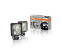 OSRAM LEDriving® Flush Mount WL VX100-FL, LEDFLUSH101-FL, Fari da lavoro a LED OFF ROAD, 600 lumen, fascio luminoso fino a 45 m di lunghezza, 12V/24V, Scatola pieghevole (1 lampada)