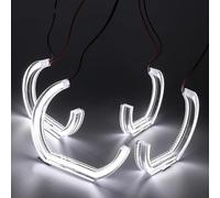 Faro Auto Per BMW Per X6 E71 X6M 2008 2009 2010 2011 2012 2013 2014 Per DTM Per M4 Style Kit Anelli LED Angel Eyes Per Luci Diurne Per Ultra Luminose Fanale Anteriore(Type A)