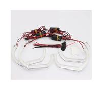 Faro Auto Per BMW Serie 5 E39 2001 2002 2003 OEM Per DTM Per Stile Per M4 Per Occhi Di Angelo A LED Per Ultra Luminosi Per Anelli DRL Accessori Retrofit Fanale Anteriore(Type A)