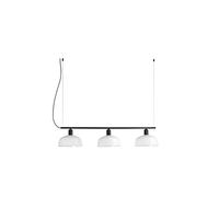 Faro Barcelona 20338-119 - TATAWIN M Lampada sospensione lineare vetro bianca