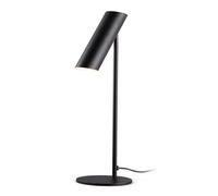 FARO BARCELONA Lampada da tavolo Link, nero opaco, acciaio, altezza 46 cm FARO BARCELONA
