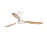 Faro POROS L LED Ventilatore da soffito bianca DC - bianco acciaio 33524