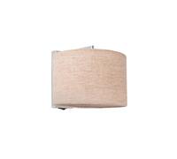 FARO BARCELONA 62705 - SAHARA Lampada applique cromo/lino
