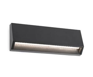 FARO BARCELONA Applique angolare LED da esterni Must larga 21,7cm FARO BARCELONA