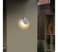 FARO BARCELONA Applique da esterni a LED Lotus in bianco 71222