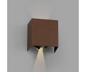 FARO BARCELONA Applique da esterni a LED Olan, ruggine FARO BARCELONA