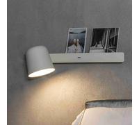 FARO BARCELONA Applique Tila, testata orientabile, bianco FARO BARCELONA