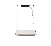 FARO BARCELONA Lampada a sospensione Ludovico Surface LED, 60 cm, bianco 61112