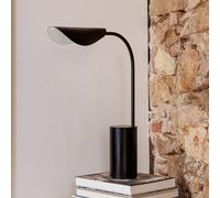 FARO BARCELONA Lampada da tavolo Liggera, nero, acciaio, altezza 27,9 cm FARO BARCELONA