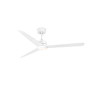 Faro NUU L LED Ventilatore bianco DC - bianco acciaio 33722