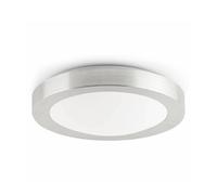 FARO BARCELONA Plafoniera per il bagno Logos, Ø 35 cm, alluminio 62981