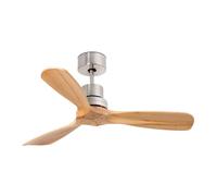 FARO BARCELONA Ventilatore a pale Mini Lantau, legno di pino FARO BARCELONA