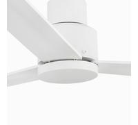 Ventilatore da soffitto Faro Nassau con telecomando 37W bianco