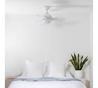 Faro Barcelona 34300 - HVAR Ventilatore da soffitto bianco