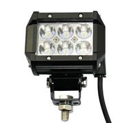 Faro Barra LED Fuoristrada Off-Road 4x4 Lavoro 18W 12V 24V 1260 Lumen