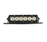 Faro Barra LED Fuoristrada Off-Road 4x4 Lavoro Slim 30W 12V 24V 2250Lumen Flood