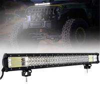 FARO BARRA SUPPLEMENTARE PROFONDITA AUTO FUORISTRADA. 12V 24V 96 LED 288W 6000K