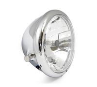 Faro Bates 5 3/4" SM Cromo Vetro Chiaro Per Harley-Davidson Con Marchio E