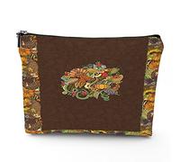 Faro borsa da viaggio per cosmetici, mantello del faro del tramonto a Mahon, borsa per il trucco in lino, ottimo regalo per viaggi, multicolore, 17,8 x 22,9 cm, Multicolore_32, Taglia unica, Beauty
