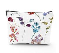 Faro borsa da viaggio per cosmetici, mantello del faro del tramonto a Mahon, borsa per il trucco in lino, ottimo regalo per viaggi, multicolore, 17,8 x 22,9 cm, multicolore_10, Taglia unica, Beauty